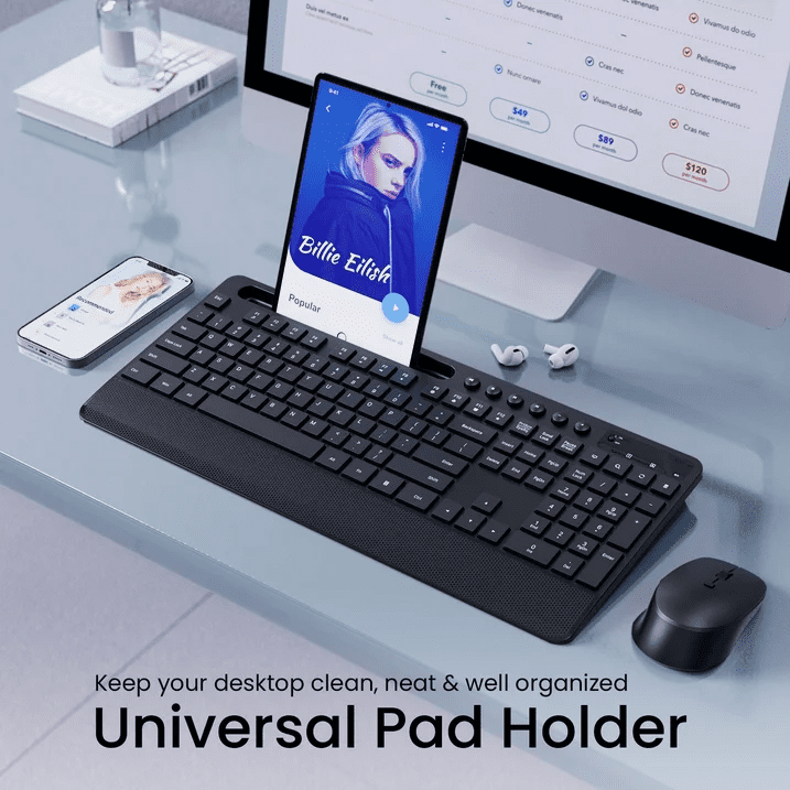 VicTsing Wireless Keyboard & Mouse Combo, 104-Key photo 8
