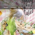 thumbnail image 6 of Easter Cloth Napkins, Rabbit Sheep Eggs Butterfly Flowers Pink Grid Washable and Reusable Dinner Napkins Set of 8, Table Napkin for Kitchen Party Birthday Wedding Hotel Housewarming 20"x20", 6 of 9