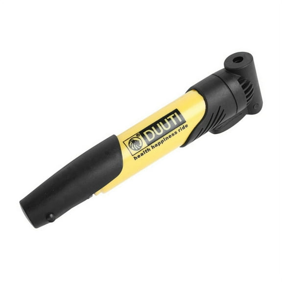 Mini Portable High Strength Plastic Air Pump Super Lightweight Air Inflator (Yellow)