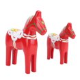 thumbnail image 2 of Figura De Caballos De Sueca Pintada A Mano, Adornos De Caballo Dalecarliano, Colores Vibrantes, Patrones únicos, Para La Decoración De La Boda En El Hogar, 2 of 7