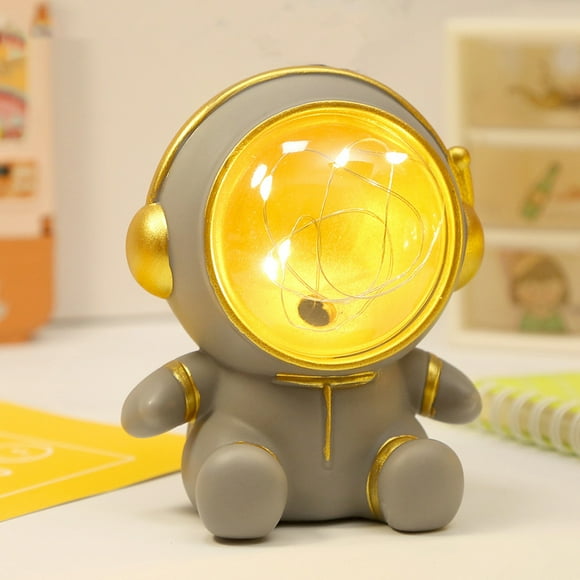 Lighted Astronaut Decor Battery Include Clear LED Lights, Piggys Bank, Hanging Astronaut Pendant Novel Props Light For Party Home Decor