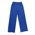 thumbnail image 5 of Inglocry Women's High Waisted Wide Leg Dress Pants Office Business Casual Work Trousers Flowy Work Palazzo Pants 2026 Blue XL, 5 of 7