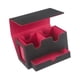 thumbnail image 5 of Estuche para baraja de cartas de cuero sintético, protector para cartas coleccionables Rojo, 5 of 9