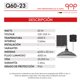 thumbnail image 3 of Qop Lampara Colgante Con Sistema Solar 30w, 3 of 3