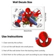 Spiderman Wall Stickers Removable DIY Children Boys SpiderMan Wall