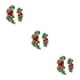 thumbnail image 1 of Kit de flores artificiales Naiovety Guirnaldas de boda Rojo 80cm, 1 of 6