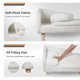 thumbnail image 5 of Elevated Pet Bed,Nordic Pet Stool Bed with Cozy Pad Waterproof,Pet Sofa Bed with Sturdy Wood Legs for Small Dog Kitten ShopWise Round, 5 of 6