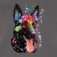 thumbnail image 5 of Wild Bobby Dean Russo German Shepherd Dog Lover Women Racerback Tank Top, Dark Grey, X-Large, 5 of 5