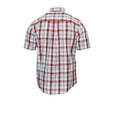 thumbnail image 3 of Club Room Red Plaid Button Down Shirt Sport , Size Large, 3 of 4