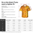 thumbnail image 5 of Disketp Hawaiian Shirts For Men,Bees On Hive Honeycomb Print Mens Casual Short Sleeve Button Down Shirts Beach Shirt, 5 of 7