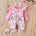 thumbnail image 2 of Soepste 12 Month Girl Clothes Baby Girl Clothes 6-9 Months Newborn Baby Girl Clothes Long Sleeve Romper One Piece Jumpsuit Fall Winter Infant Outfits 12-18 Months, 2 of 9