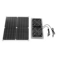 thumbnail image 1 of Kit De Ventilador De Panel Solar De 18 V Y 25 W, Kit De Ventilador De Escape Solar Monocristalino Impermeable De 3500 RPM Con USB Dual, Tipo C Para Invernadero, Casas Para Perros, Vehículos Recreativo, 1 of 7