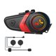 thumbnail image 3 of 2X LX3 Casco Auricular Bluetooth 1200MAH Motocicleta BT5.0 Inalámbrico Manos Llamada Estéreo A, 3 of 3