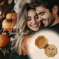 thumbnail image 4 of Velvet Wedding Ring Box 2 Slots Valentine's Day Ring Box Vintage Style Ring Storage Box Proposal Ring Box Wedding Day (Bronze), 4 of 6