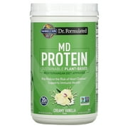 MD Protein, Sustainable Plant-Based, Creamy Vanilla, 29.63 oz (840 g), Garden of Life