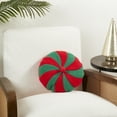 thumbnail image 3 of Whimsical Candy Cane Poly Filled Throw Pillow, 3 of 3