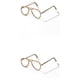thumbnail image 1 of Tholdsy Monturas de gafas Práctico Útil Suministro de gafas creativas multifuncionales Marco de gafas para niños resistente simulado Oro 2piezas, 1 of 6