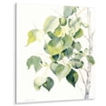 thumbnail image 2 of Designart "White Green Minimalism Eucalyptus Essence V Botanical Simplicity III" Floral Metal Wall Decor, 2 of 5