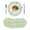 Green, variant on Spring Leaves Round 15 Inch Placemats Set of 6, Pastoral Garden Botanical Watercolor HeatResistant Non Slip Place Mats for Dining Table, Wipeable Braided Kitchen Table Mats for Housewarming