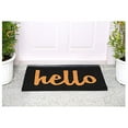 thumbnail image 4 of Calloway Mills 100232436BNS Script Hello Doormat, 24" x 36", Black/Natural, 4 of 7
