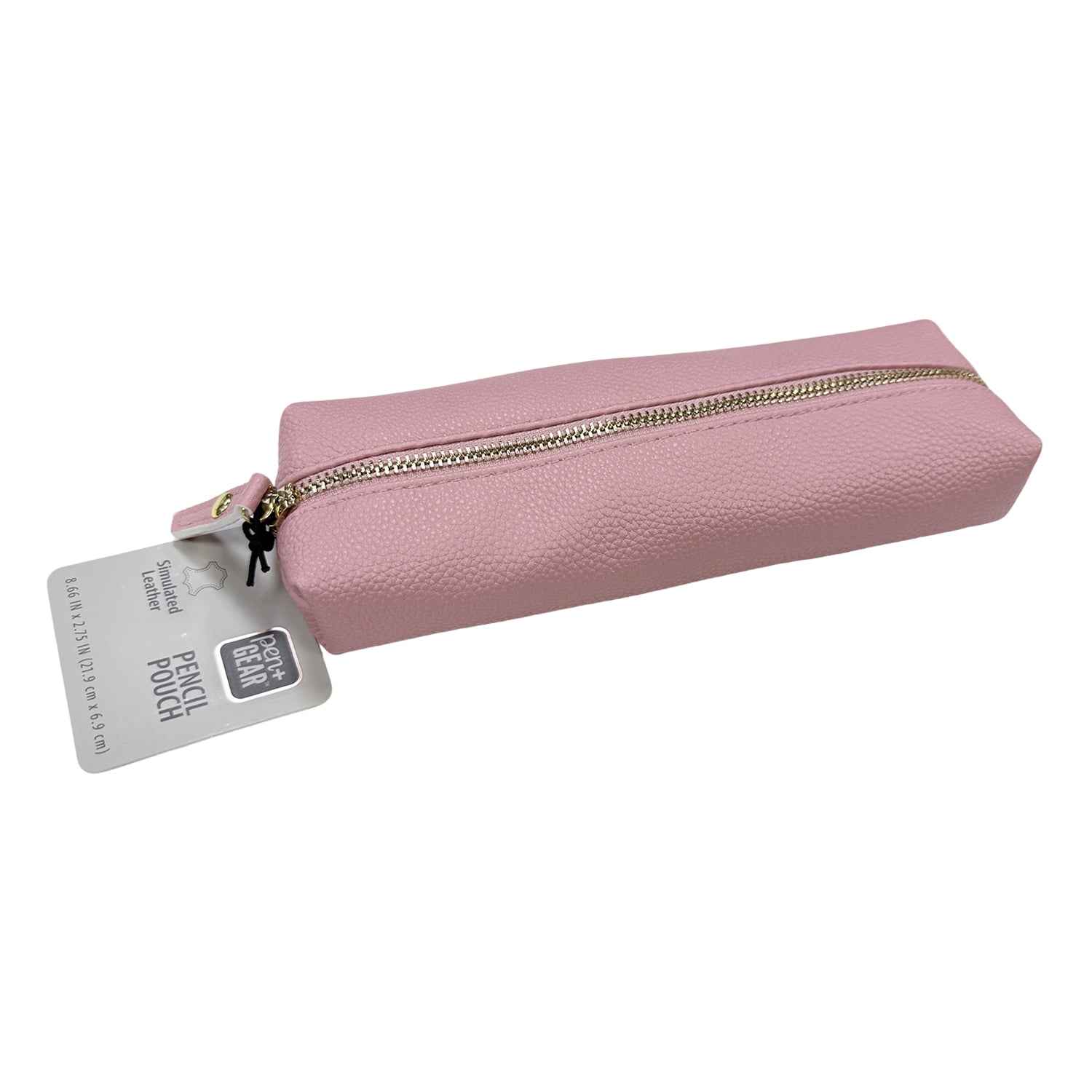 Pen+Gear Slim Pink Pencil Pouch for School Essentials