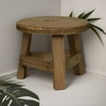 thumbnail image 6 of WUSUOWEI Wooden Mini Stool Display Stand, 5.9 Inch Decorative Round Wood Farmhouse Table Display Stand Potted Shelf Bonsai Rack for Home Balcony Garden, 6 of 8