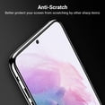 thumbnail image 3 of 6.7-inch Tempered Glass Screen Protector Anti-Scratch Clear Film with High Transparency Bubble Free/Anti-Water/Oil-Waterproof/Explosion-Proof Protective Film Replacement for Samsung Galaxy S21, 3 of 6