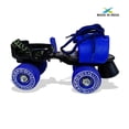thumbnail image 2 of Jaspo Patins de Combat Unisexes Réglables en Caoutchouc pour Extérieur Senior (Bleu) Jaspo Roue de Combat en Caoutchouc avec le Châssis en Métal et Leur Taille Réglable / Groupe d'Âge Convient pour 6-14 Ans, 2 of 5