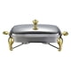 thumbnail image 4 of Plato para frotar BLESIY juego de Buffet calentador de comida de Acero inoxidable, 4 of 8