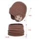 thumbnail image 3 of Conjunto de gorro y bufanda de invierno para niños, gorro de punto suave, cálido y cómodo para niños. Café, 3 of 9