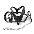 thumbnail image 1 of Harnais Anti-Morsure pour Chien avec Rivets Cloutés Réglables Collier en Cuir pour Bulldog, 1 of 1