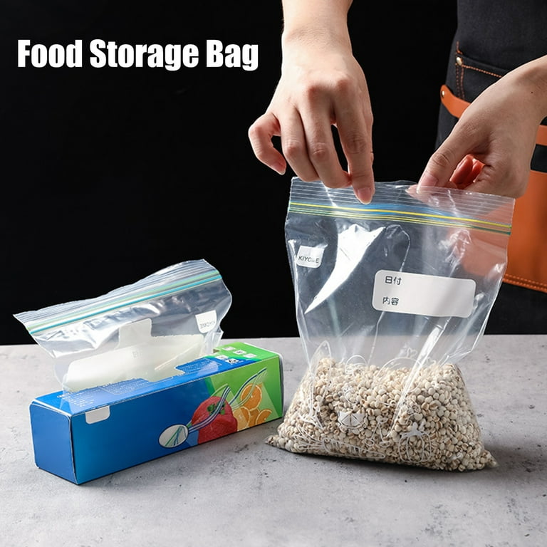Prep & Savour Reusable Food Storage Bags - 10 Pack Flat Freezer Bags  Resealable Lunch Bag for Meat Fruit Veggies