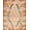 Orange Green Cream, Pattern 4, variant on ODIKA Orange Swirl Burnt Abstract Vintage Distressed Wavy Ribbon Creamy for Home Office, Gaming Room, Under Desk, Non-Slip Chair-Friendly