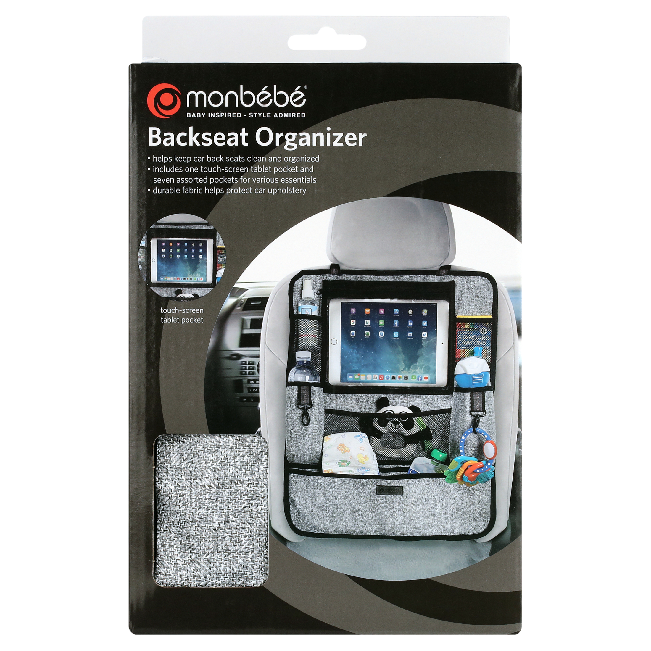 Monbebe Backseat Organizer with Tablet Pocket photo 2