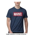 thumbnail image 4 of Playera Marvel para Hombre, Cuello Redondo Manga Corta Azul Talla M, 4 of 4