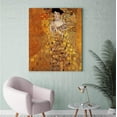 thumbnail image 5 of HFDF The Lady Gold by Gustav Klimt. The World Classic Art Reproductions, Giclee Canvas Prts Wall Art for Home Decor, 12x18inch Framed, 5 of 6