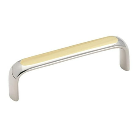 Amerock BP1957BC Advantage Solid Brass 3 inch Pull - Solid Brass-Chrome