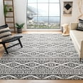 thumbnail image 2 of SAFAVIEH Tulum Lakisha Oriental Area Rug, Ivory/Black, 12' x 12' Square, 2 of 9