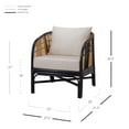 thumbnail image 3 of Ferrara Rattan Accent Chair, 3 of 3