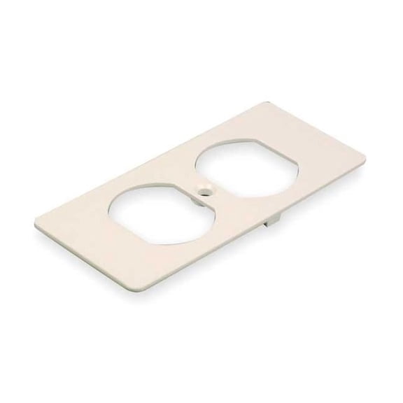 Legrand Duplex Receptacle Cover,Ivory 5507D