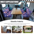 thumbnail image 3 of Kuiaobaty Floral Leaf Purple Pattern Washable RV Dinette Cushions Covers for RV Camper Furniture Protector with Car Bench 1 Backrest Covers & 1 Bench Covers Home & Kitchen, 3 of 7