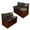 Black Polynesian Floral, variant on Chririnla Black Polynesian Flower RV Seat Covers 4 Piece Set Dinette Booth Cushions Stretchable Camper Couch Covers for Sofa Non Slip Washable Slipcovers for Travel Trailer RV Accessories