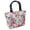 White, variant on Yesbay Rose Flower Printed Women Canvas Big Capacity Shopping Handbag Tote Shoulder Bag,Black