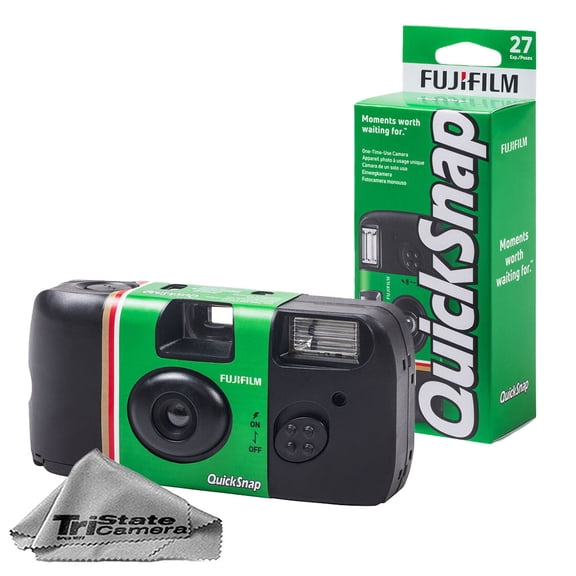 Fujifilm QuickSnap Flash 400 One-Time-Use Disposable Camera (1 Pack)   Cleaning Kit