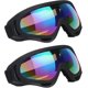 thumbnail image 1 of Gafas de esquí Gafas de snowboard, 2 piezas Gafas de motocicleta para motos de nieve Gafas de esquí Lentes antipolvo, antivaho ultravioleta, a prueba de viento para niños y niñas, 1 of 5
