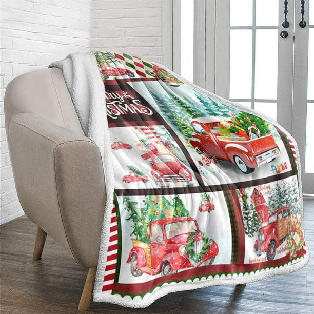 Christmas fuzzy blanket hotsell