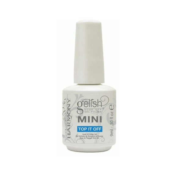 Gelish - MINI - TOP IT OFF - Soak-off Sealer Nail Gel - Top Coat Led Gel Polish - 0.9ml/0.3oz
