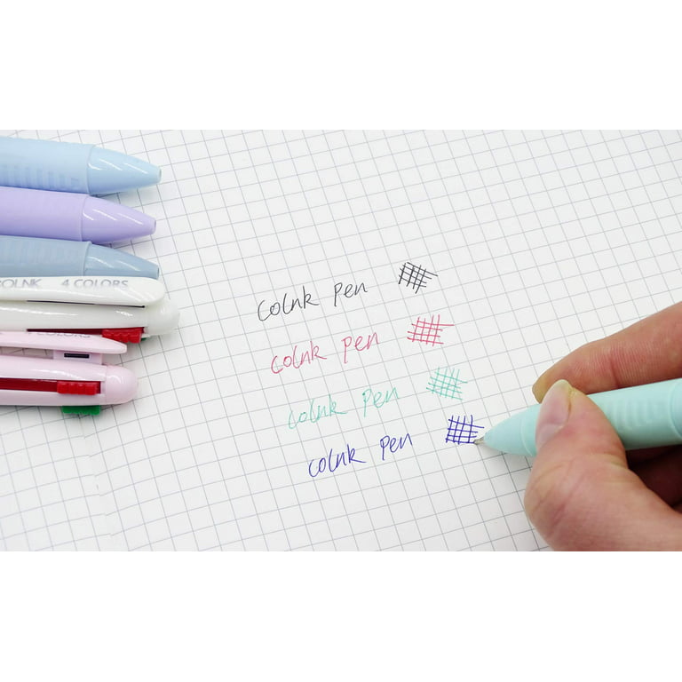 Gazdag Multicolor Ballpoint Pen 0.5, 4-in-1 Colored Pens Fine