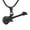 Black, variant on Musical Instrument Cremation Necklace for Women Stainless Steel Musical Instruments Memorial Pendant Urn Necklace Guitarist Keepsake Gift