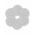 thumbnail image 7 of 13 Inch Round Placemats Set of 6, Grey Dandelion Non Slip Heat Insulation PP Table Mats, Spring Modern Minimalist Country Flower Washable Place Mats for Kitchen Dining Party Table Decor, 7 of 7